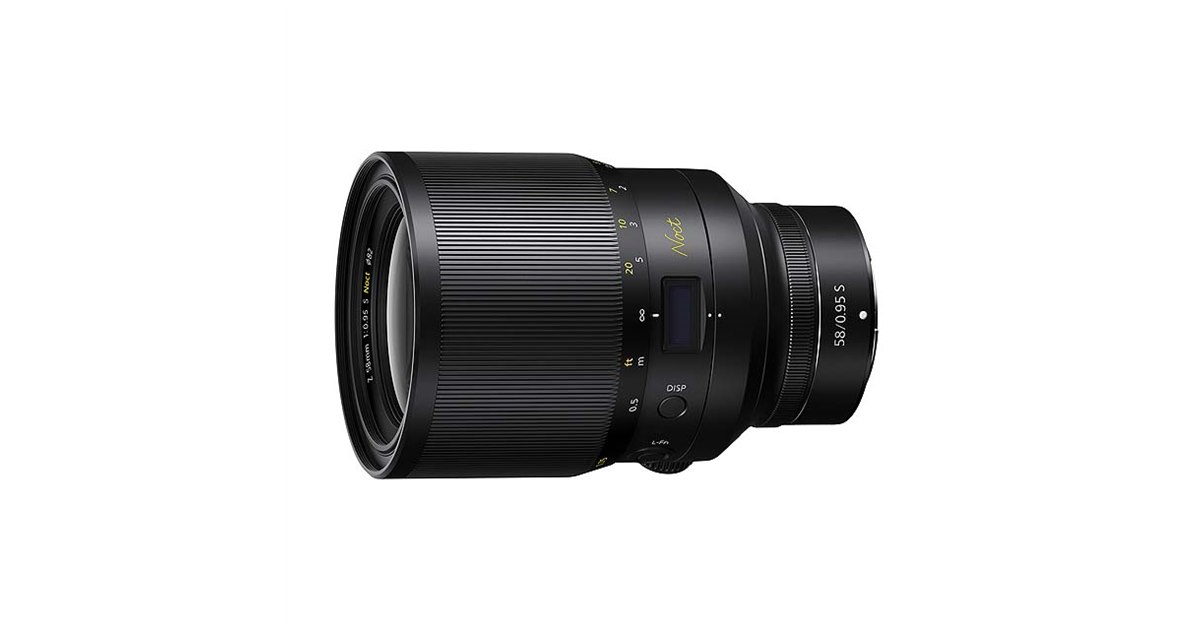 ニコン、126.5万円の大口径標準単焦点レンズ「NIKKOR Z 58mm f/0.95 S