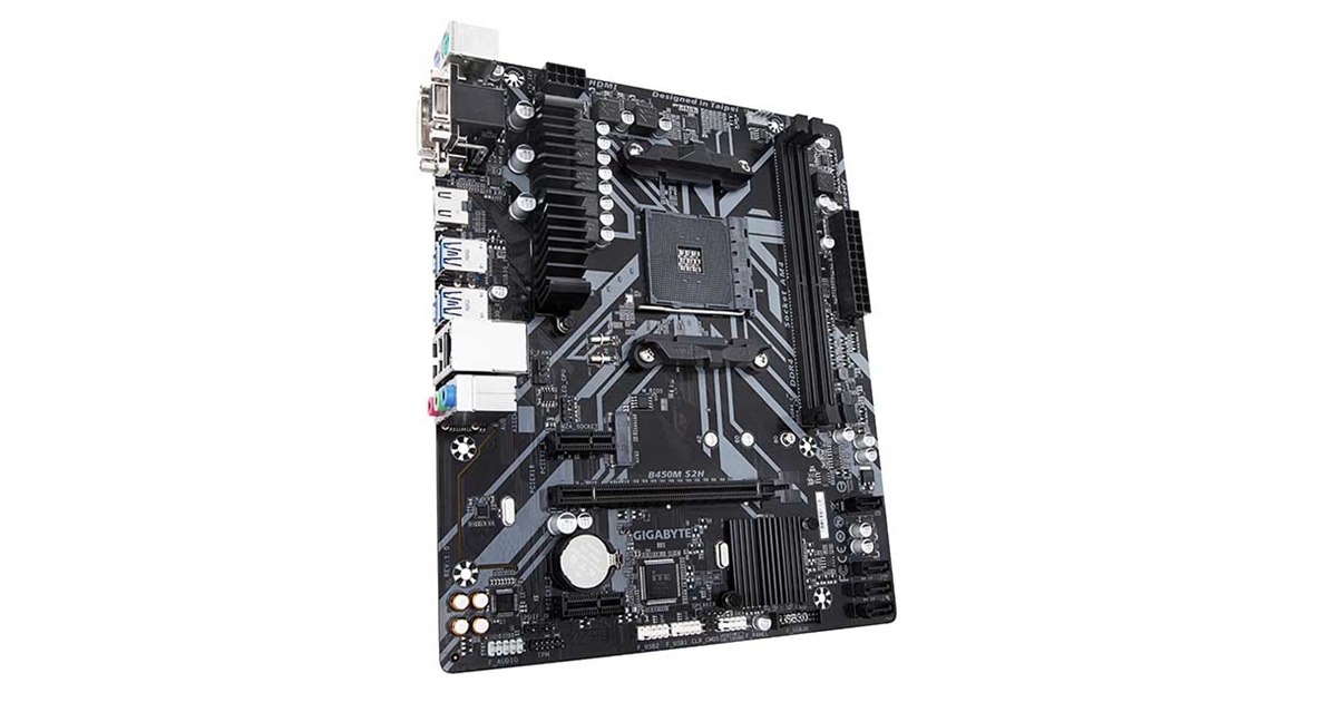 GIGABYTE、「AMD B450」を搭載したMicro ATXマザー「B450M S2H