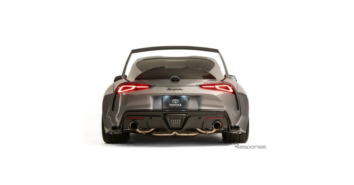 トヨタ スープラ 新型、80風リアウイングに750馬力…SEMA 2019 - 価格.com