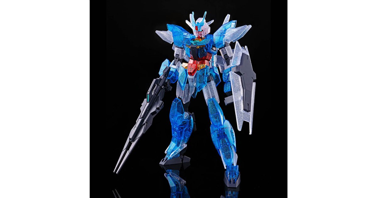 バンダイ、ラメ入りクリアカラーの「アースリィガンダム」ガンプラを