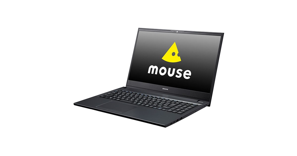 mouse、光学ドライブ搭載で税別59,800円～の15.6型ノートPC「mouse F5