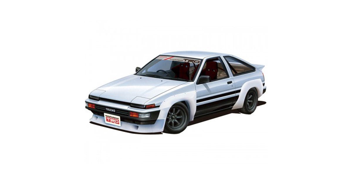 AOSHIMA、フルエアロのトヨタ「AE86トレノ N2仕様」1/24模型 - 価格.com