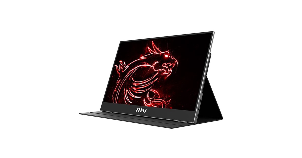MSI ホワイトディスプレイ HDMI USB-C MSI、USB Type-C/HDMI接続に対応した15.6型モバイルモニター「Optix