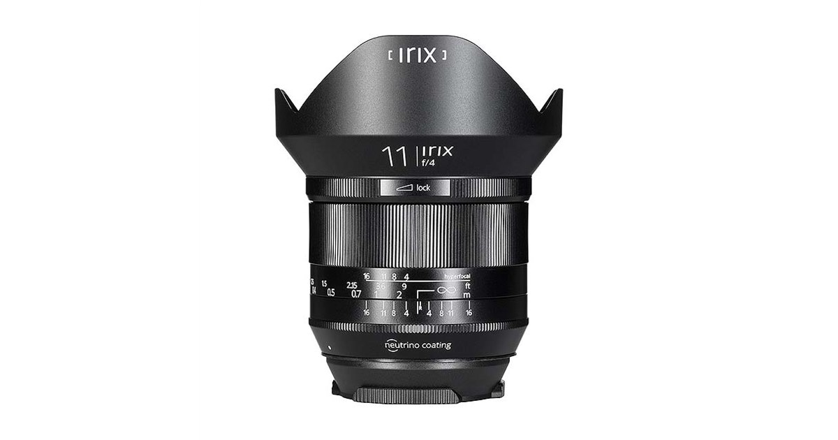 超広角(キヤノンEFマウント)Irix 11mm F4 Firefly Irix 11mm F4 Firefly 万人向けでは無いがしっかりとした設計