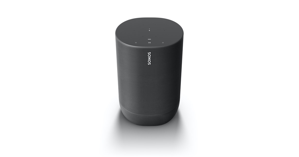 Sonos、屋外向けにデザインした防水防塵Bluetoothスピーカー「Move