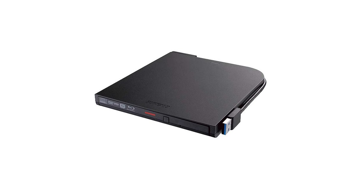 バッファロー、USB 3.2に対応したポータブルBD「BRXL-PTV6U3-A