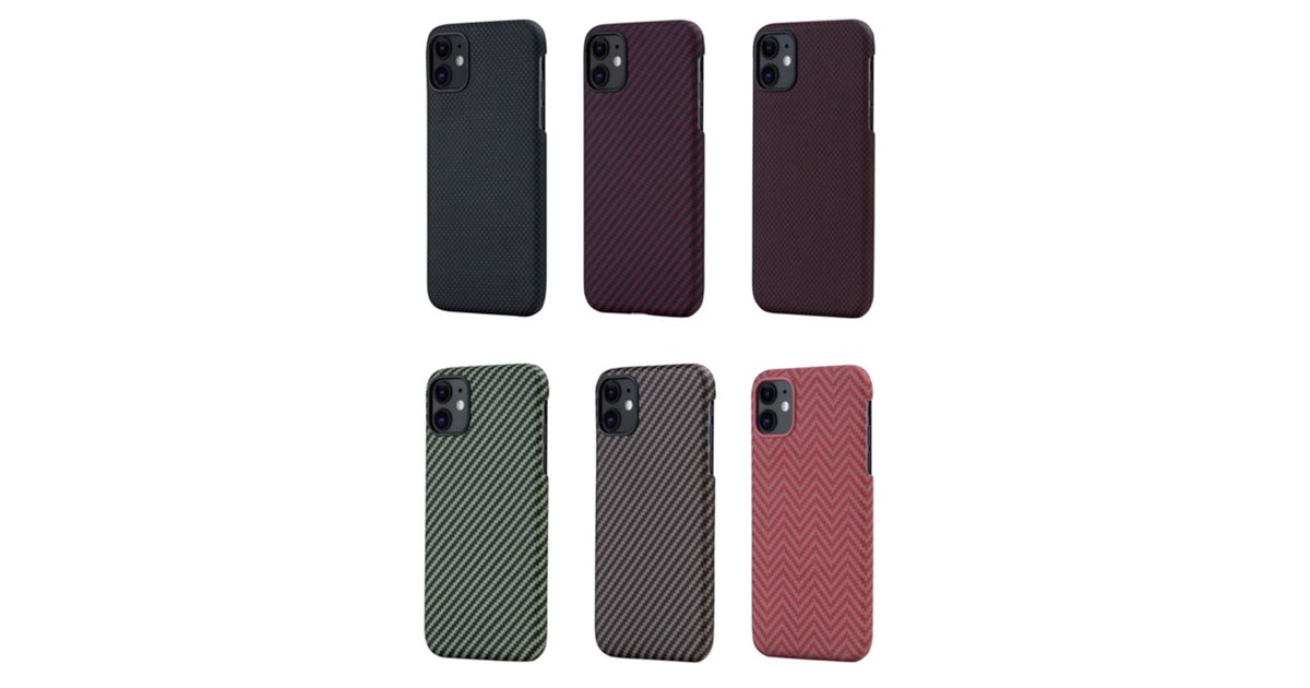 PITAKA、iPhone 11/11 Pro用アラミドケースに新色「レッドツイル」など