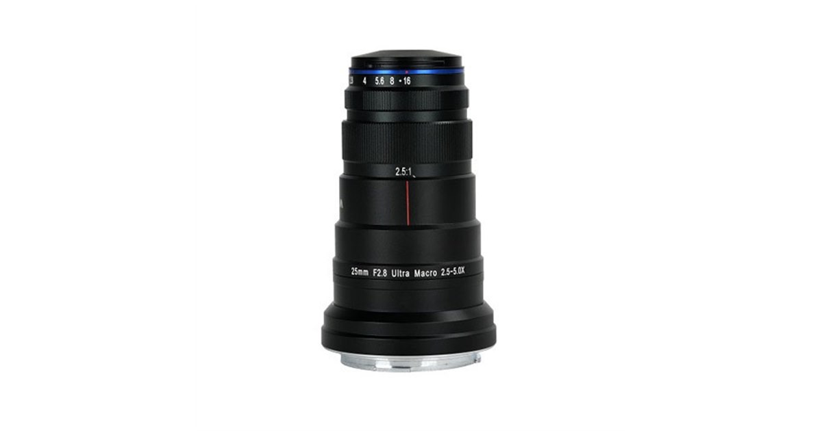 LAOWA、「25mm F2.8 2.5-5X ULTRA MACRO」にRFマウント/Zマウント