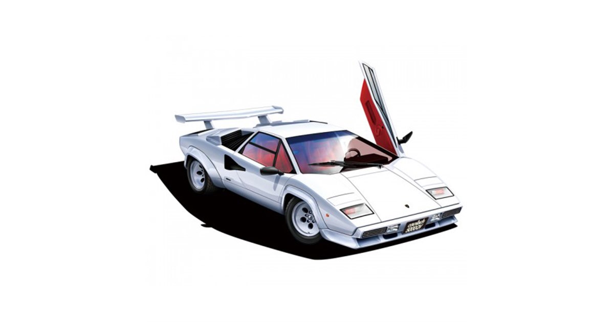 ランボルギーニ カウンタック 5000QV」1/24模型