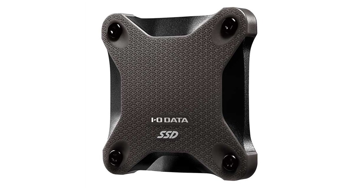 アイ・オー、ポータブルSSD「SSPH-UT」に250GB/500GB/1TBモデルを追加