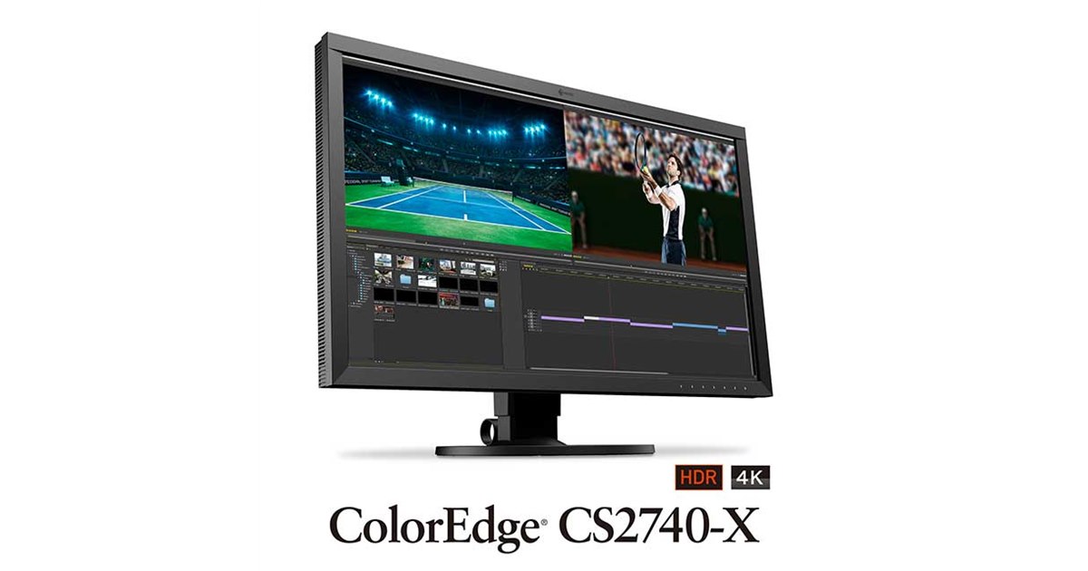 EIZO、映像制作向けHDR表示対応の27型4K液晶「ColorEdge CS2740