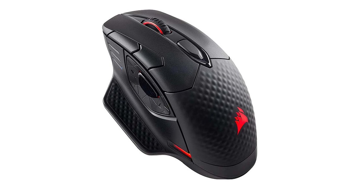 Corsair、18000dpiのワイヤレスゲーミングマウス「DARK CORE RGB PRO