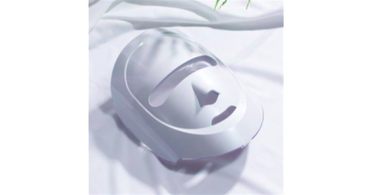 美容・健康家電　WIBE LEDマスク ECO FACE LIGHTING MASK LED美顔器 (ゴールド) [WEFAI01-1025E-G] LEDマスク ECO FACE LIGHTING MASK ［LED美顔器 /国内・海外対応