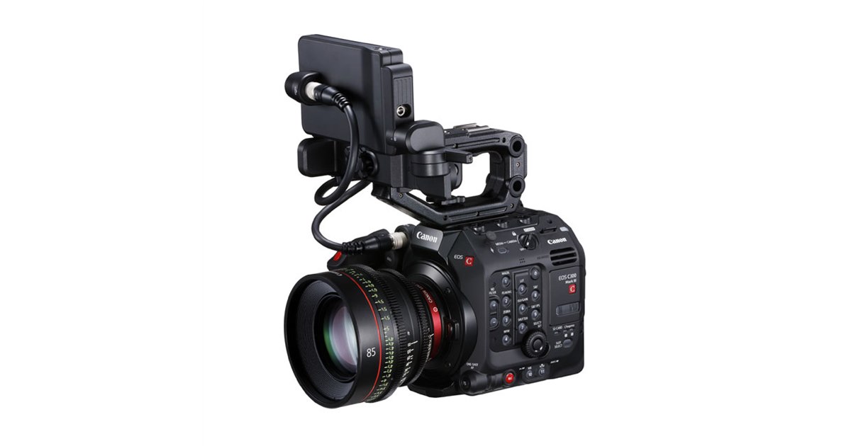 キヤノン、4K/120P撮影対応デジタルシネマカメラ「EOS C300 Mark