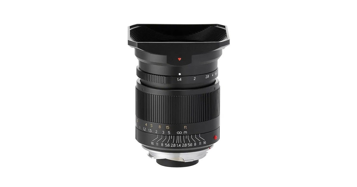 七工匠、「7Artisans 28mm F1.4 ASPH/ASPH E+」用の金属製角型フード