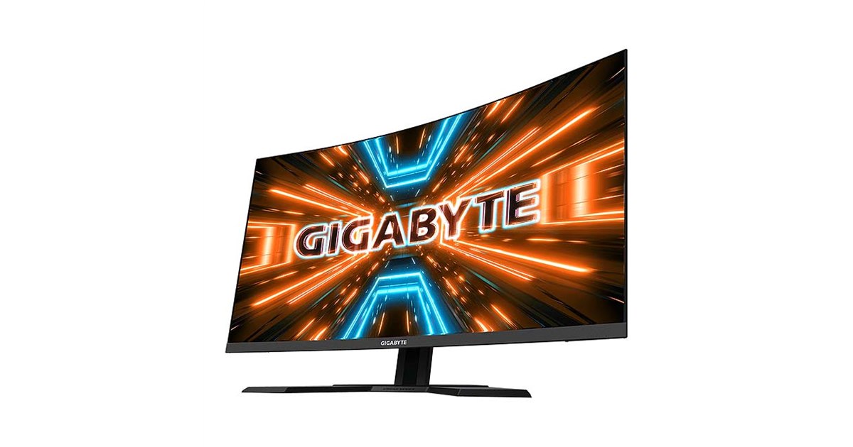 GIGABYTE 31.5型 4k 144Hz IPSゲーミングモニター GIGABYTE、2560×1440表示の31.5型曲面ゲーミング液晶ディスプレイ