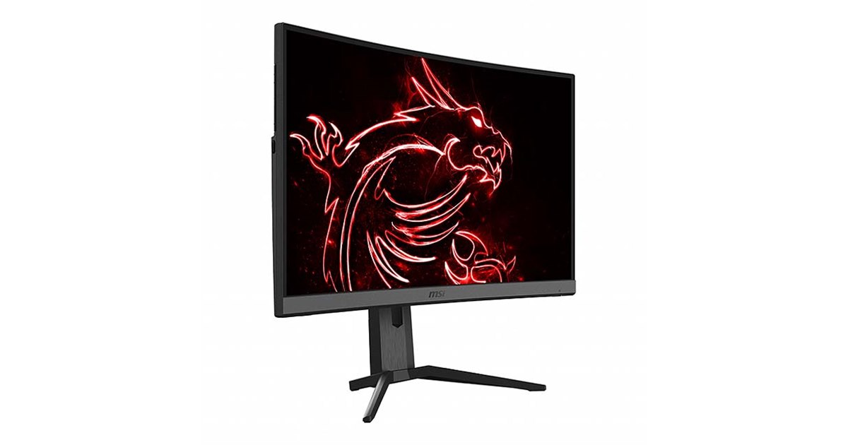 MSI、2560×1440表示で湾曲パネルを採用した27型ゲーミング液晶