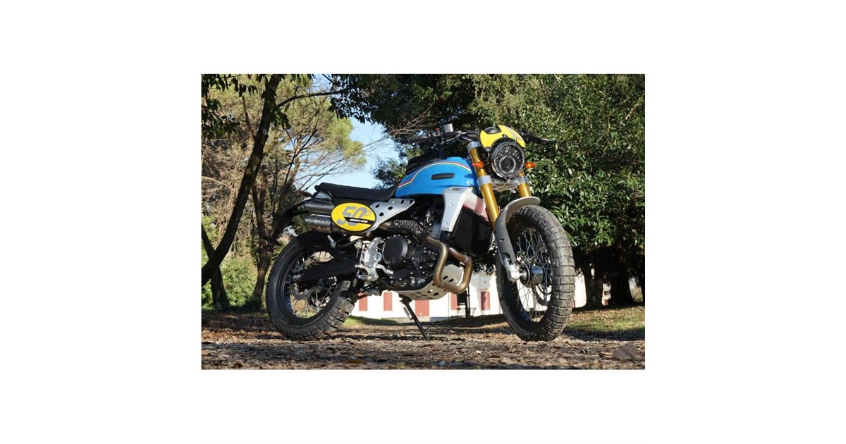 ファンティック　キャバレロ　スクランブラー500 ラジエーターガード ファンティック キャバレロ500 カスタム ラジエターコアガード