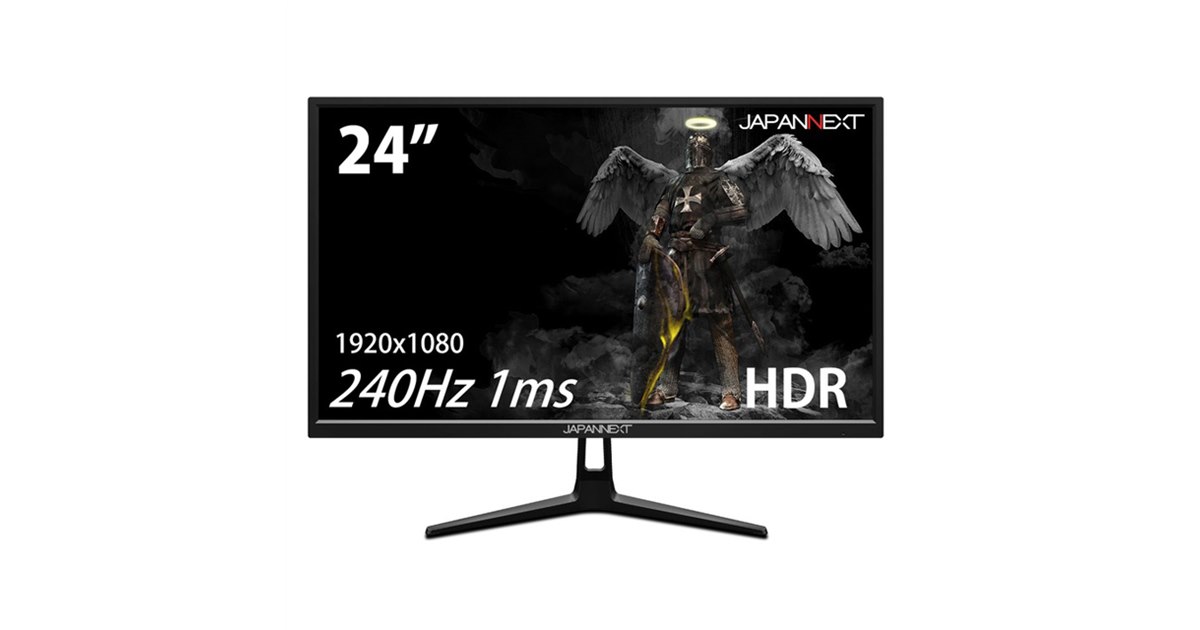 JAPANNEXT、最高240Hz駆動の24型ゲーミング液晶「JN-24GTM240FHDR」 - 価格.com