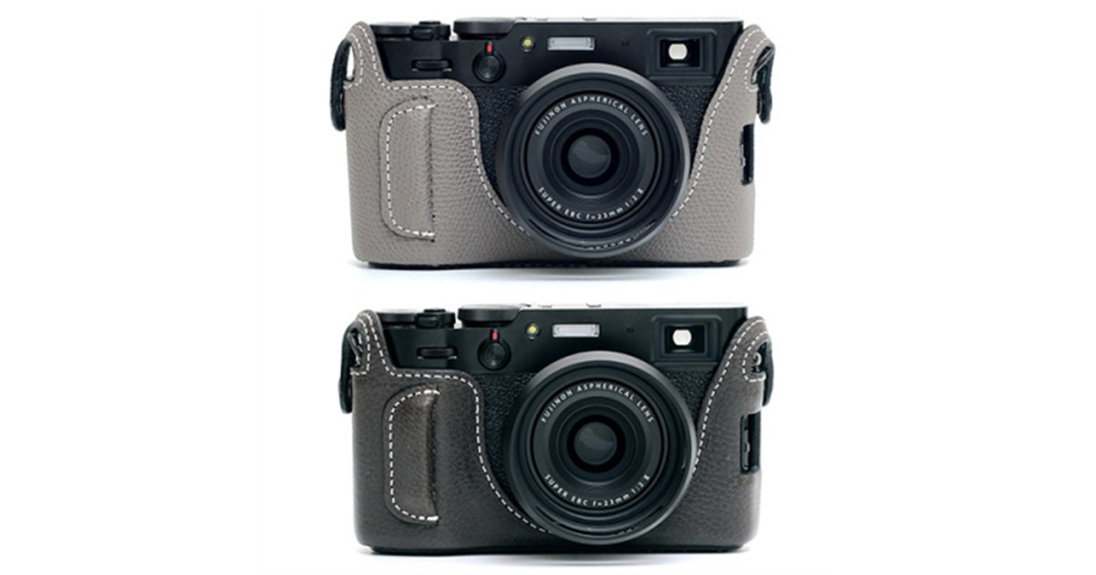 INDUSTRIA、「FUJIFILM X100V」専用のグリップ付きレザーケース2種