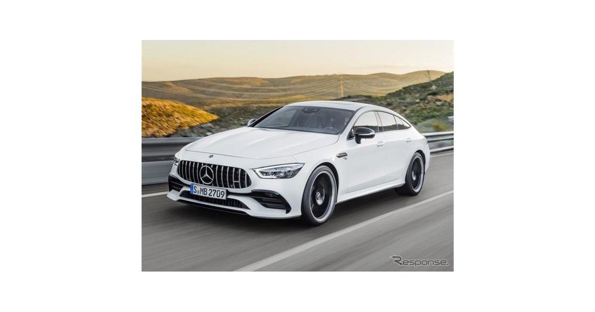メルセデスAMG GT 4ドアクーペ「53」に2020年型、最強の48V