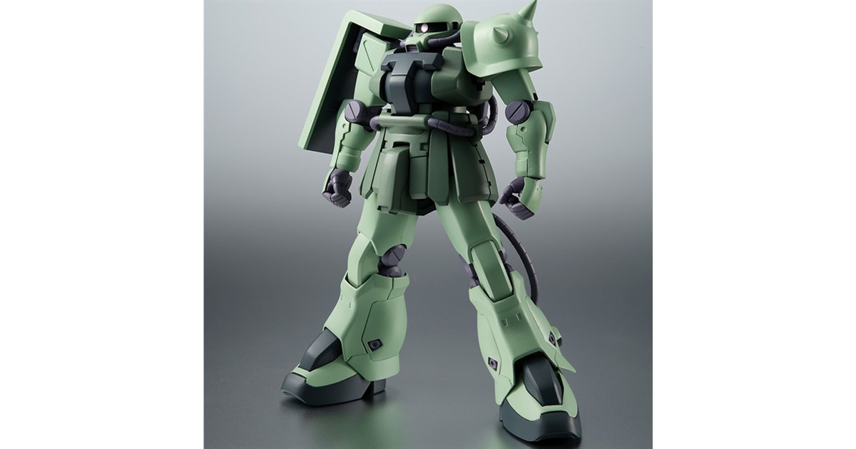ROBOT魂 量産型ザクⅡ F2型 ver.A.N.I.M.E. バンダイ、“後期生産型”「ROBOT魂 ザクII F2型 ver. A.N.I.M.E.