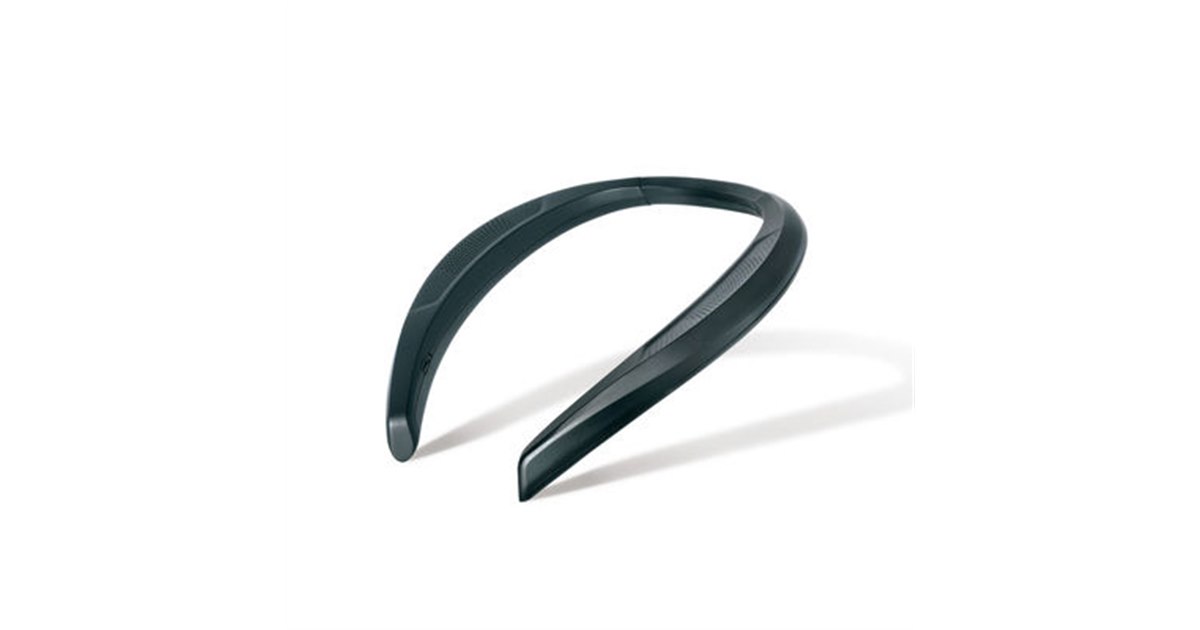 税別3,980円、Bluetooth送信機付きのゲオ限定「ウェアラブルネック