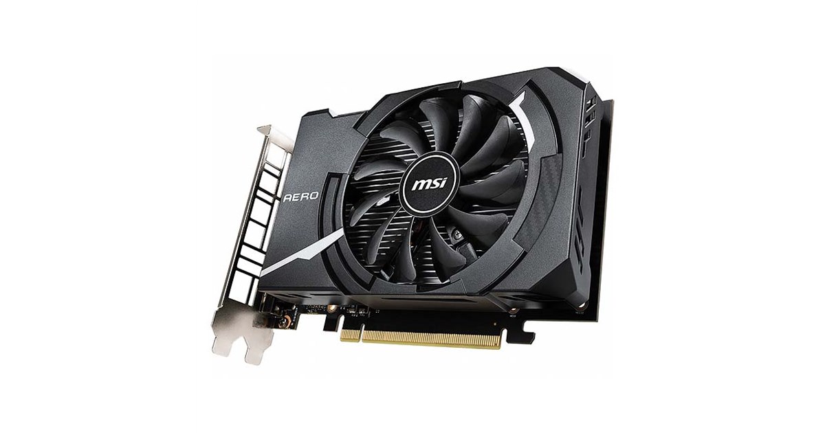 MSI、ショートサイズで「GeForce GTX 1650」を搭載したビデオカード