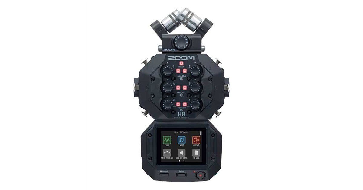 ZOOM、最大8chの入力が可能なハンディレコーダー「H8」 - 価格.com