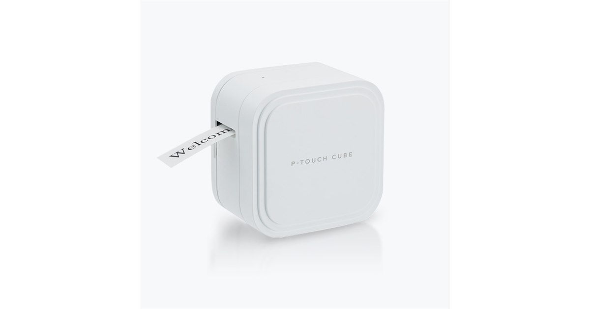 ブラザー、スマホアプリでラベル作成できる「P-TOUCH CUBE」に