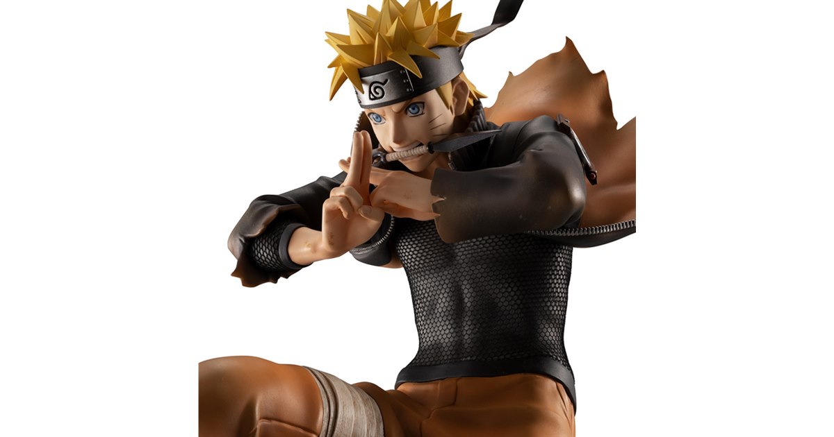 第四次忍界大戦」のワンシーンを再現、印を結ぶ「うずまきナルト」を