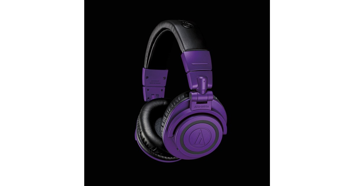 オーテク、「ATH-M50x」にバイオレット＆マットブラックの数量