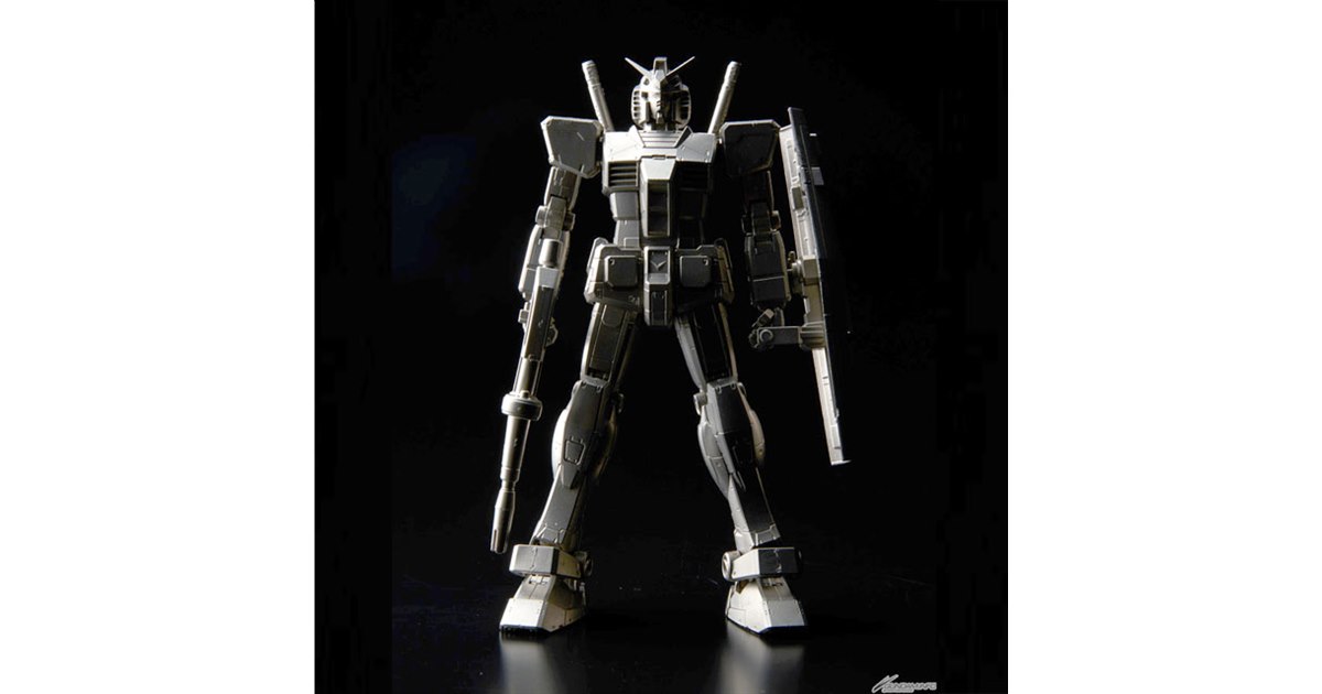 ガンダム ガンダリウム合金　組み立て済 ガンプラ素組みレビュー】ガンダリウム合金モデル RX-78-2