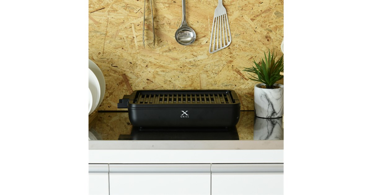 YAMAZEN、煙を約70％カットした減煙焼き肉グリル「XGRILL YGMA-X100