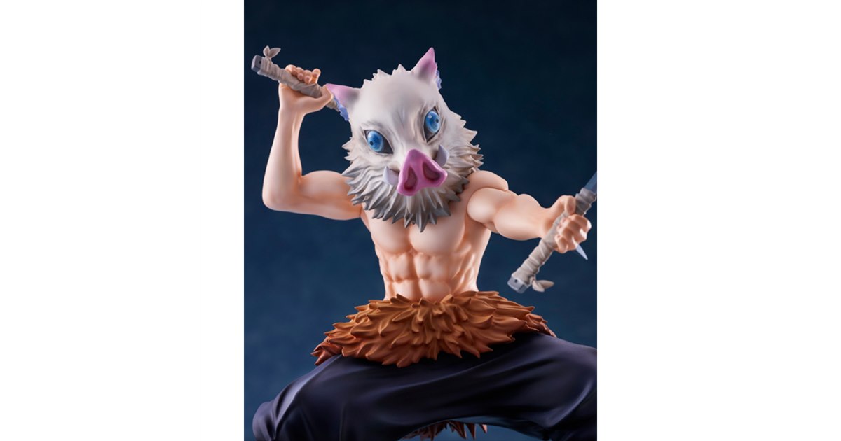 鬼滅の刃」より、2つの顔を持つ「嘴平伊之助」1/8スケール