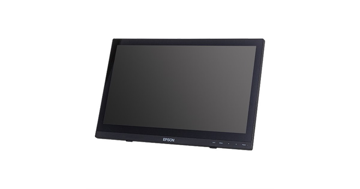 エプソン、“持ち運びにも適した”10点マルチタッチ対応15.6型フルHD液晶