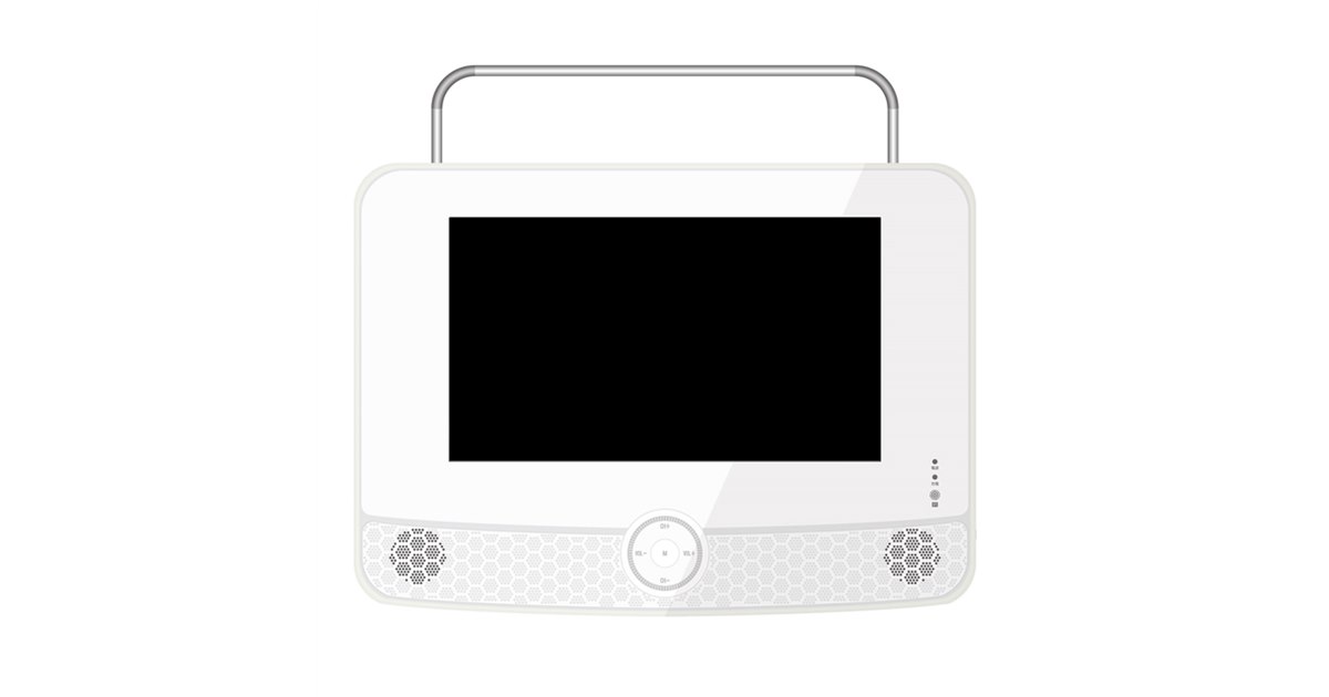 スマホ画面のミラーリングに対応した防水ポータブルテレビ「OT-WPT90AK 