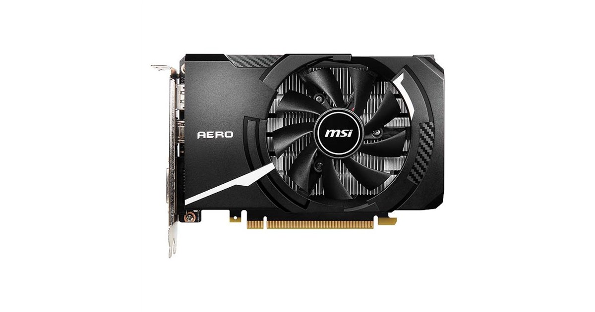 MSI、GDDR6メモリーを採用した「GeForce GTX 1650 D6 AERO ITX OCV1