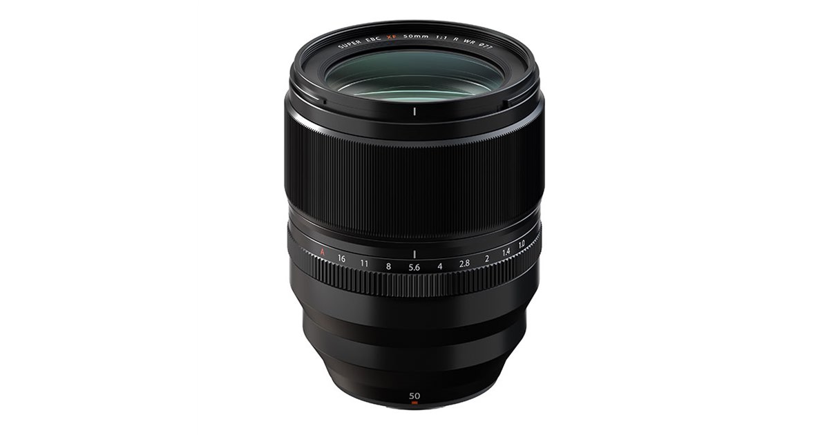 富士フイルム、開放F値1.0の明るさを実現した「XF50mmF1.0 R WR
