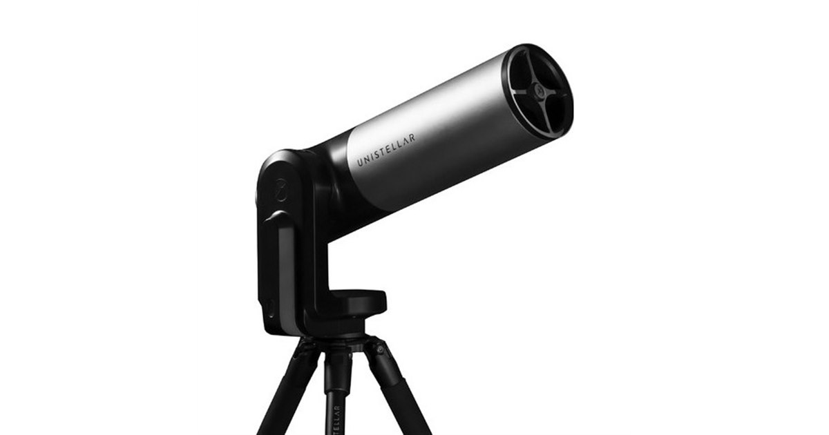 ユニステラー　eVscope 天体観測　天体望遠鏡 ソニー製センサーを装備、スマホ連携で天体観測できる「eVscope