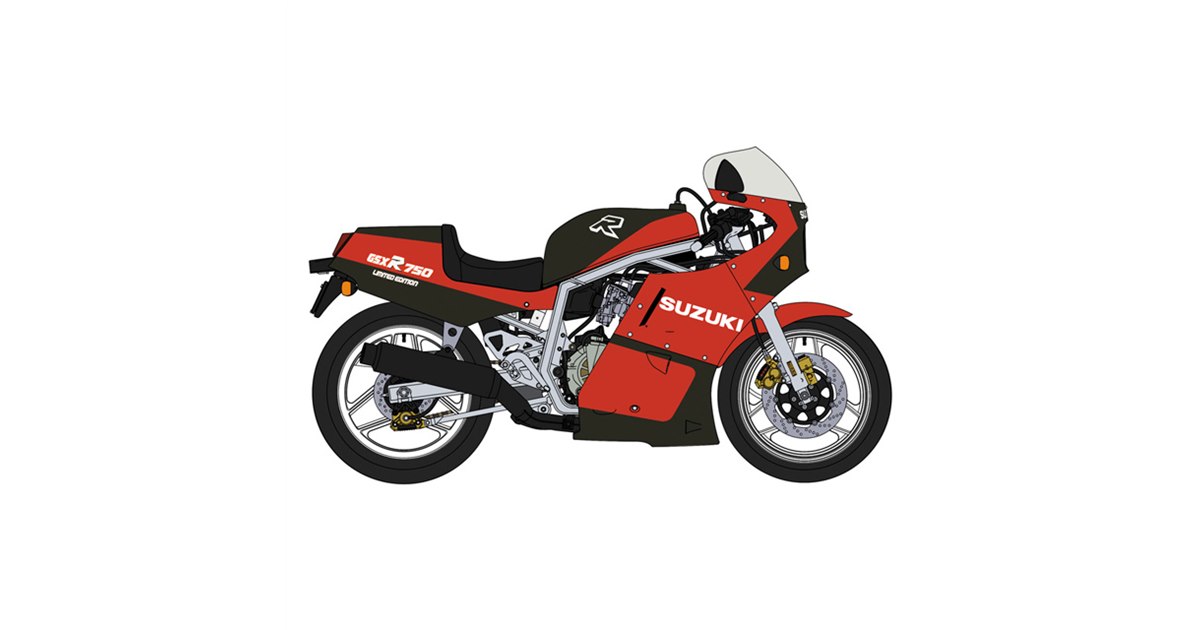 ハセガワ、1986年式「スズキ GSX-R750R」を再現した1/12模型 - 価格.com