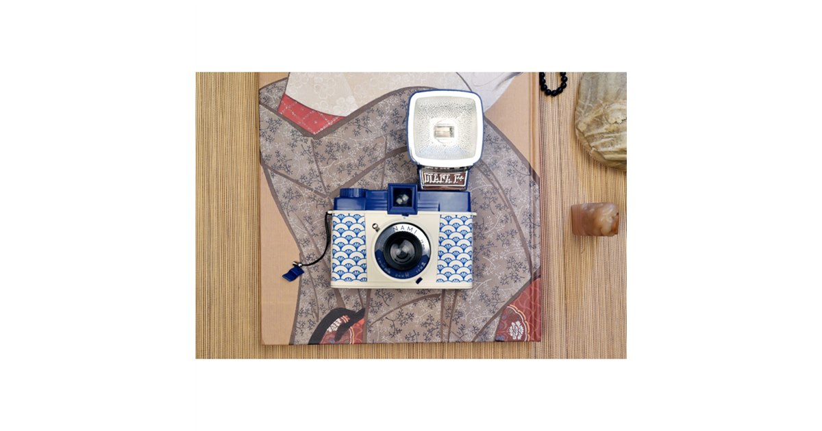 ロモ、日本の青海波模様にインスピレーションを受けた「DianaF+ 波