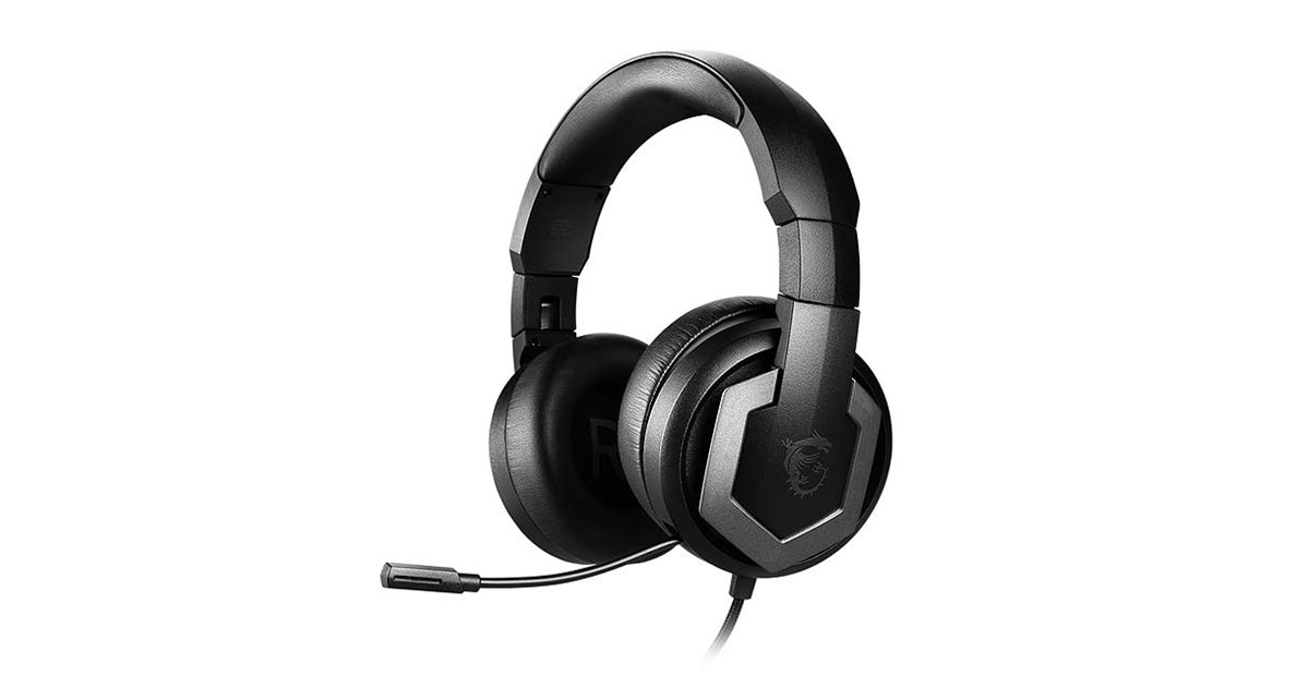 MSI Immerse GH61 ゲーミングヘッドセット SP955 MSI、オンキヨーの40mmドライバーを採用したゲーミングヘッド