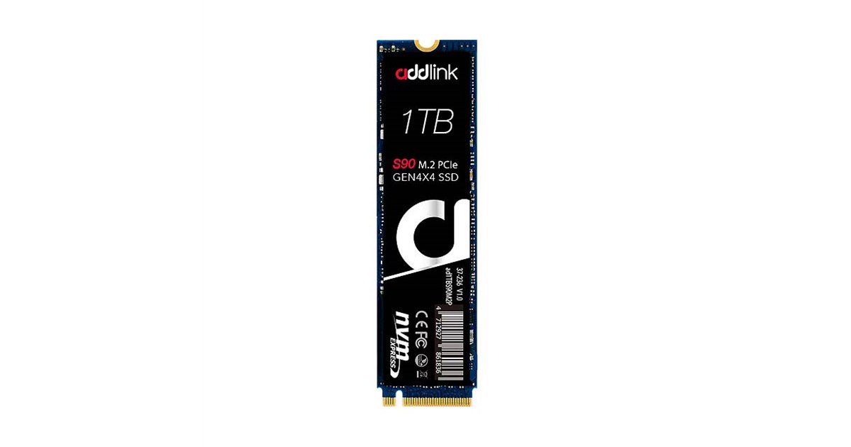 addlink、リード最大5000MB/sのM.2 2280 SSD「addlink S90」 - 価格.com