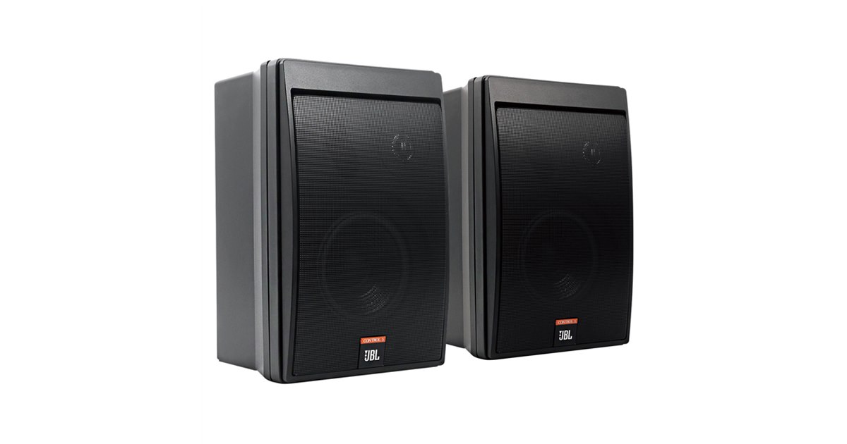 スピーカー・ウーファー JBL CONTROL5 JBL PROFESSIONAL、1980年代後半の「Control 5」が3年保証モデル
