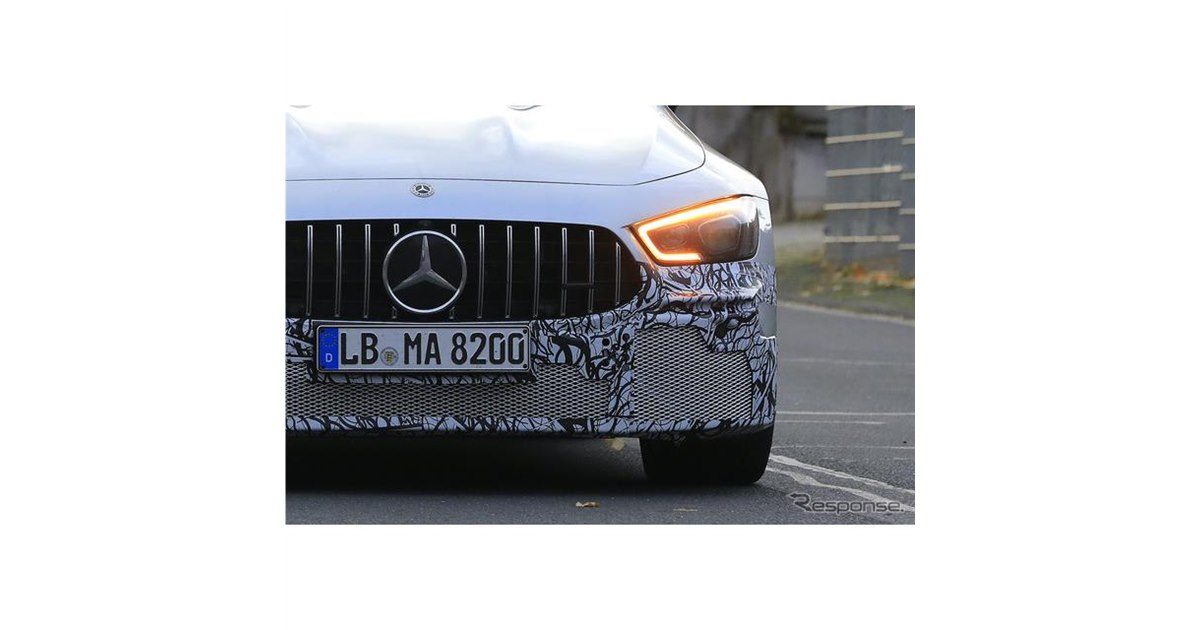 メルセデスAMG GT 4ドアクーペにPHEV「73e」追加の可能性…改良プロトを