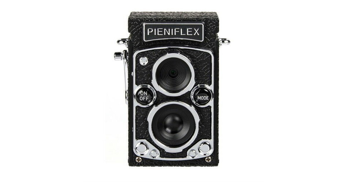 二眼　トイカメラ 楽天市場】トイカメラ PIENIFLEX 二眼レフ形 音声録音 動画撮影