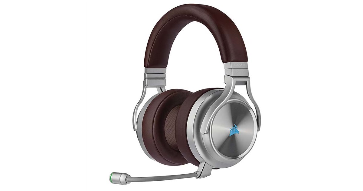 Corsair、ゲーミングヘッドセット「VIRTUOSO RGB WIRELESS」にブラウン
