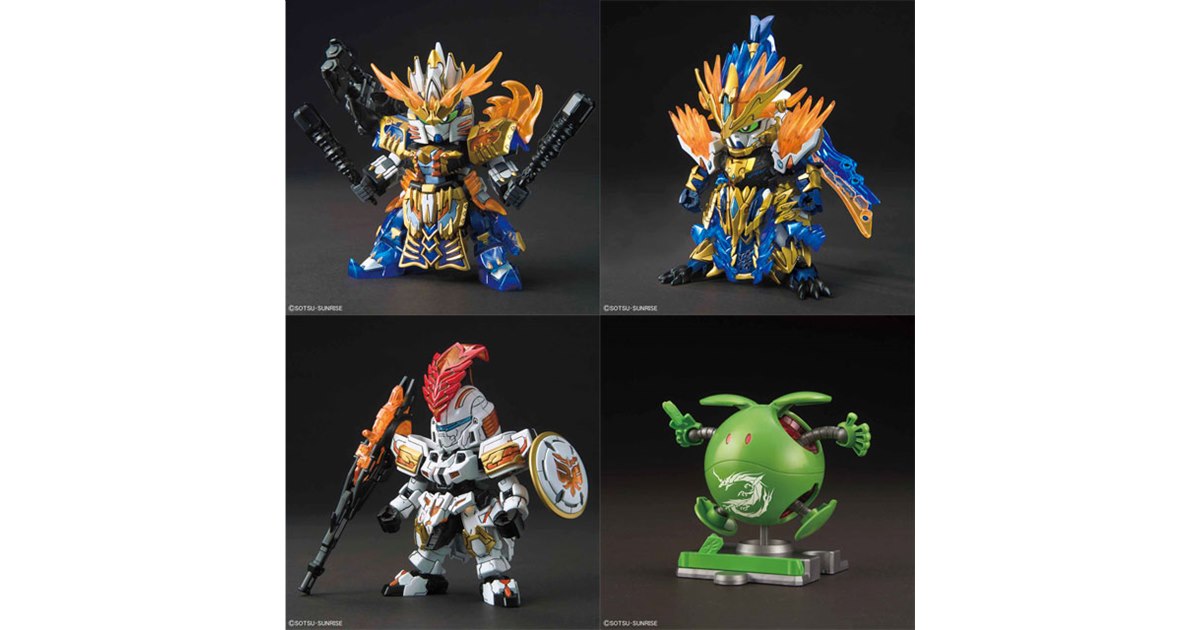 太史慈デュエルガンダム」など、「SD 三国創傑伝」2021年3月発売分