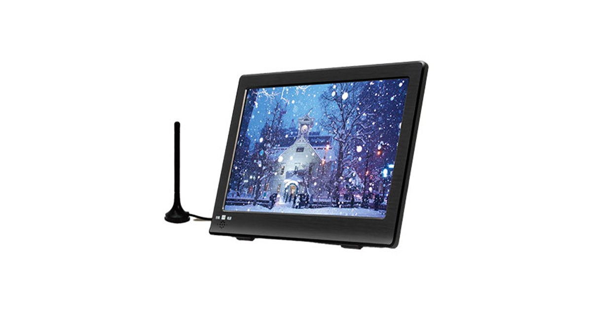 ダイアモンドヘッド、フルセグ対応の9型ポータブルテレビ「OT-PT09TE